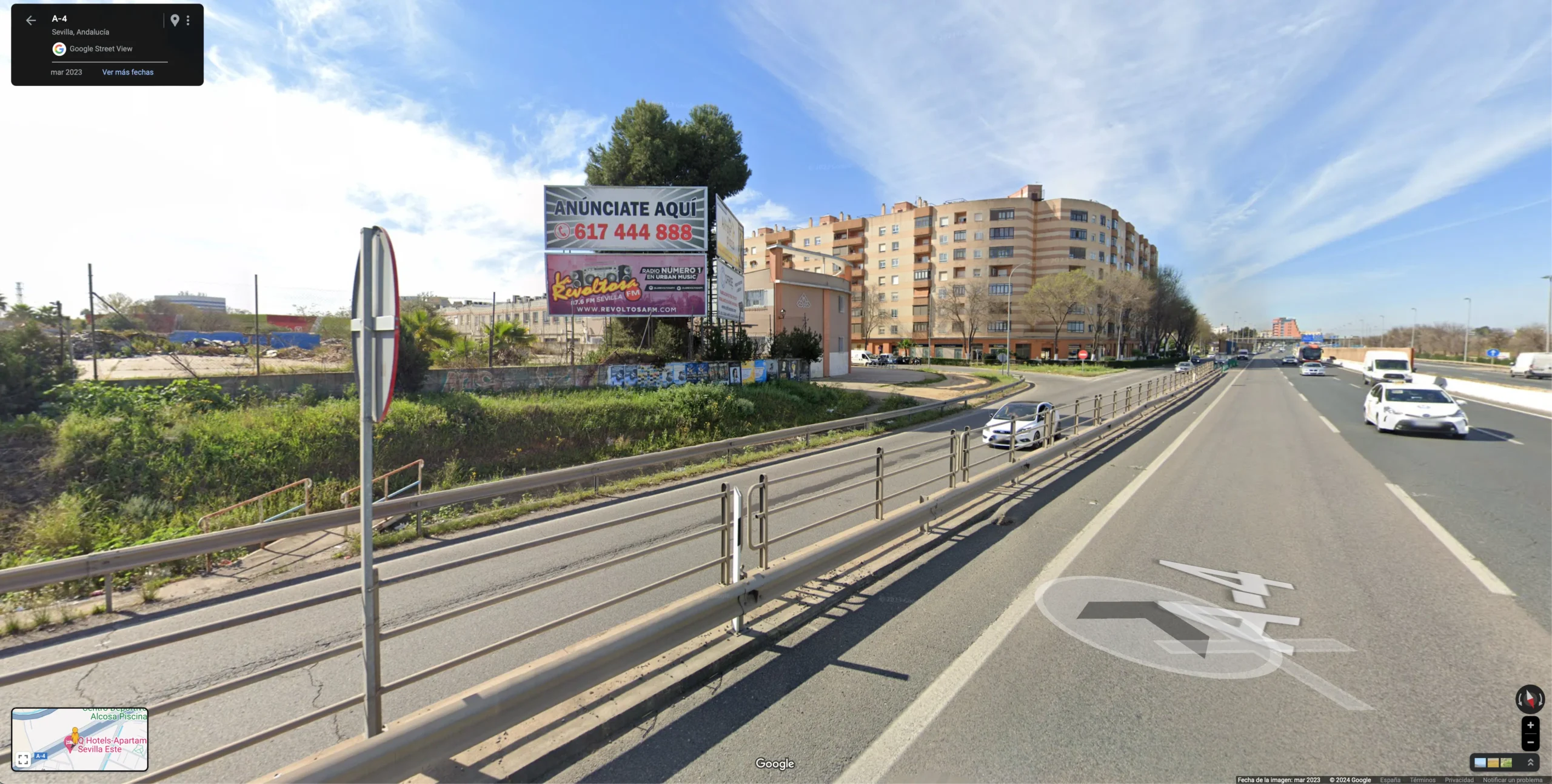 A-4 1ª ENTRADA A SEVILLA DESDE AEROPUERTO 2ª BATERÍA