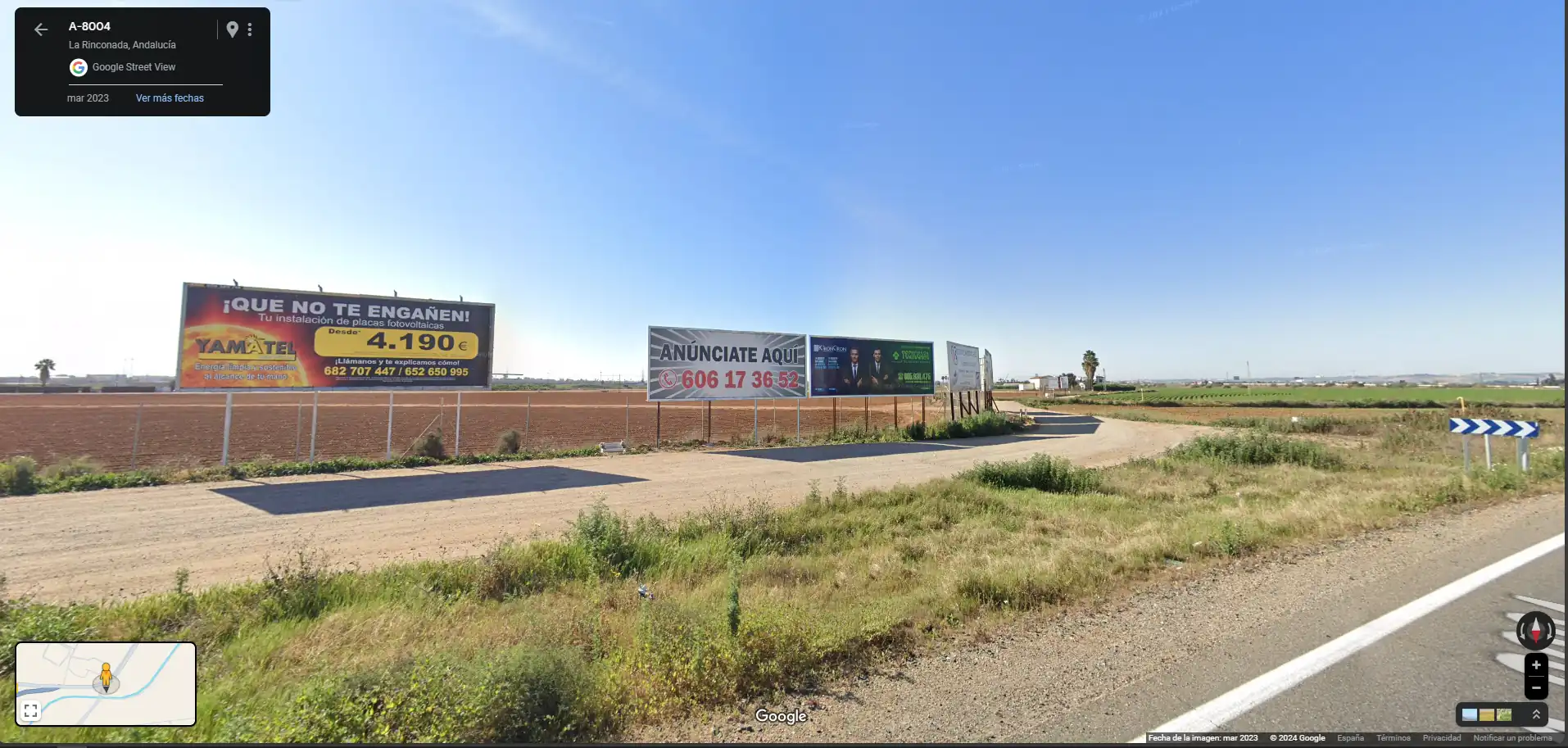 ENTRADA SAN JOSÉ DE LA RINCONADA DESDE CIRCUNVALACIÓN